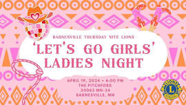 'Let's Go Girls' Ladies Night