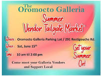 The Oromocto Galleria Summer Kick off Market