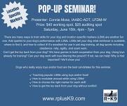 POP-UP SEMINAR! Location Specific Markers!