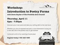 Workshop: Introduction to Poetry Forms