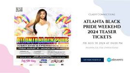 ATLANTA BLACK PRIDE WEEKEND 2K24