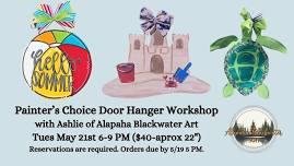 Beach Theme Door Hanger Workshop