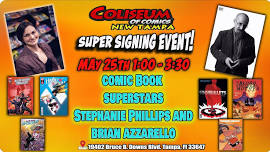 Tampa Super Signing with Stephanie Phillips and Brian Azzarello at Coliseum New Tampa!