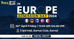 Europe Admission Day 2024