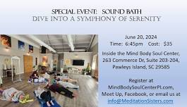 Sound Bath:  Dive into a Symphony of Serenity