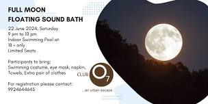 Full Moon Floating Sound Bath