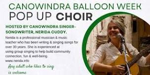 POP UP CHOIR - with Nerida Cuddy