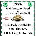 4-H Pancake Feed & Jr. Leader Cake Walk - 2024