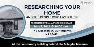 Researching Your Home and the People Who Lived There