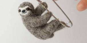 Needle felting - Sloth