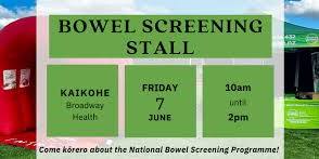 Bowel Screening Pop-up - Kaikohe