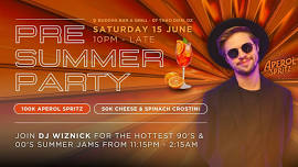 Pre-Summer Party at Buddha Bar with DJ Wiznick    90's & 00's Throwback Jams