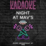 Karaoke Night at Mav’s