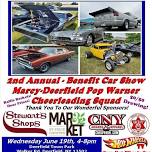 2nd Annual Benefit Car Show Marcy Deerfield Cheerleading Squad