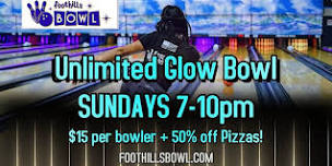 Sunday Funday Unlimited Glow Bowl Special!