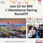 BNI L’Abondance Spring Social