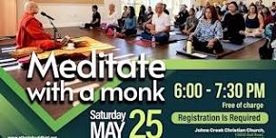 Meditate With A Monk In Johns Creek