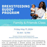 Breastfeeding Buddy Program Family and Friends Class