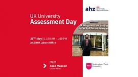 Nottingham Trent University Assessment Day @ AHZ DHA Lahore