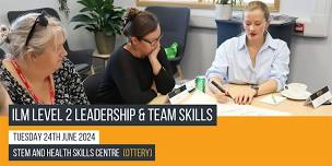 ILM Level 2 Leadership and Team Skills - Register Interest