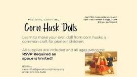 Historic Crafting Corn Husk Dolls