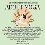 Summer Adult Yoga - Mondays (Register by 12:00 p.m. 6/3/24)