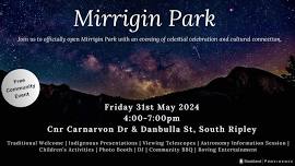 Mirrigin Park Official Opening