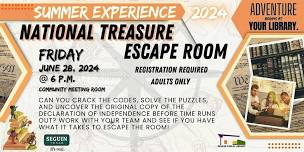 National Treasure Escape Room