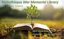 War Memorial Library April book sale