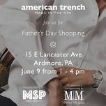 Father's Day Monogramming Event at American Trench, Sunday 6/9/24