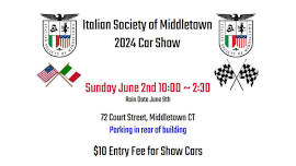 Italian Society of Middletown Car Show