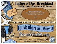 Father's Day Breakfast - Members & Guests