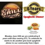 6th annual spaghetti dinner give back night