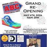 ABC Rental Grand-Reopening/ Adoption Event with Buddy's Second Chance Rescue & Wingnutz & MORE!