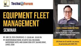 TechnoForum: Equipment Fleet Management Seminar