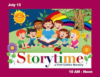 Storytime at Fort Collins Nursery (July 13)