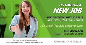 Ogden Community Job Fair - FREE FOR ALL JOB SEEKERS - 60+ Local Hiring Companies