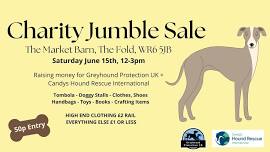 Jumble Sale for Greyhound Protection UK + Candys Hound Rescue International