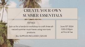 Summer Essentials DIY Workshop