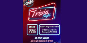 Tuesday Night Trivia with DJ Jonny Fresh