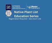 Native Plant List Educational Series - Class 3