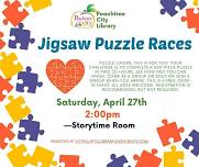 Jigsaw Puzzle Races @ the Library