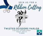 Ribbon Cutting: Twisted Scissors Parlor