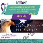 American Legion Auxiliary Veterans Suicide Awareness Fundraising Walk