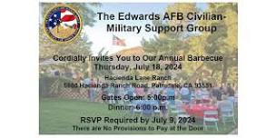 Edwards AFB Civilian-Military Support Group Annual Barbecue