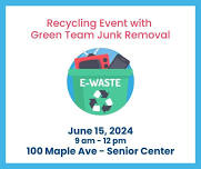 Electronic & Appliance Recycling Event - June 15th 2024