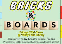 Summer Reading Program: Bricks & Boards