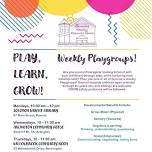 Weekly Playgroup in Bennington