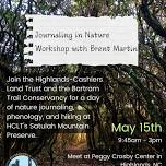 Journaling in Nature Workshop with Brent Martin at Satulah Mountain Preserve