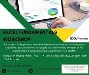 Excel Fundamentals Workshop